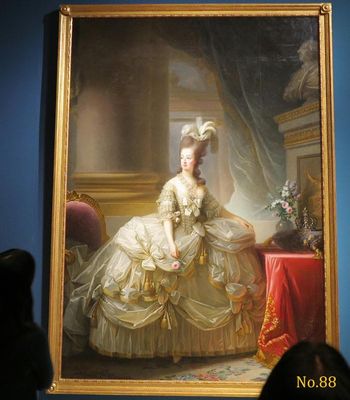 《フランス王妃マリー・アントワネット（1755-1793）の肖像》