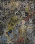 古田真理子《黒い花弁》