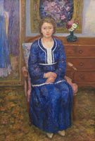 斎藤 秀夫《タピストリーのある部屋》